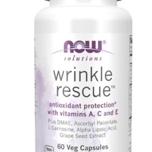 NOW Solutions Wrinkle Rescue (antioxidant protection with vitamins,A C and E )